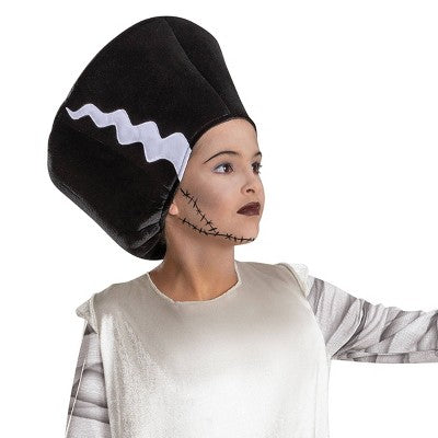 NBCUniversal Studios Girls' Monsters Bride Of Frankenstein Classic Costume Dress 7-8