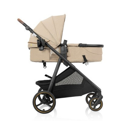 Evenflo Shyft Intuiti+ Travel System Featuring Revolve180 LiteMax NXT with Sensory Soothe - Travertine (LOCAL PICKUP ONLY)