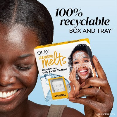 Olay Facial Cleansing Melts Vitamin C - 12ct