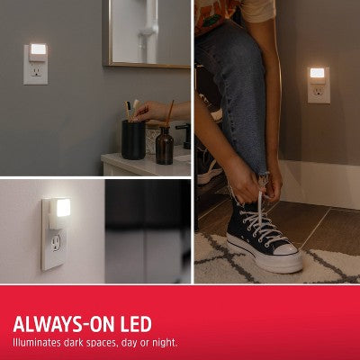Energizer 2pk LED Continuous On Nightlights