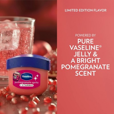 Vaseline Holiday Limited Edition Lip Balm - Pomegranate Spritz - Travel Size - 0.25oz