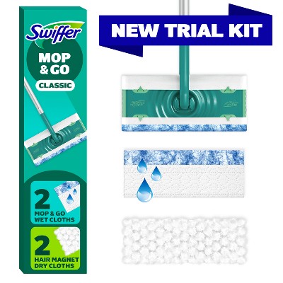Swiffer Fresh Sweeper Mop & Go Starter Kit Floor Cleaners