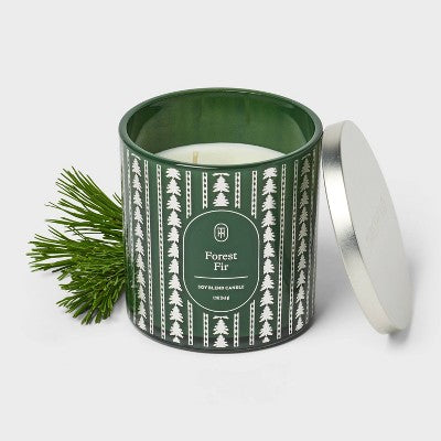 Lidded Forest Fir Jar Candle12oz - Threshold
