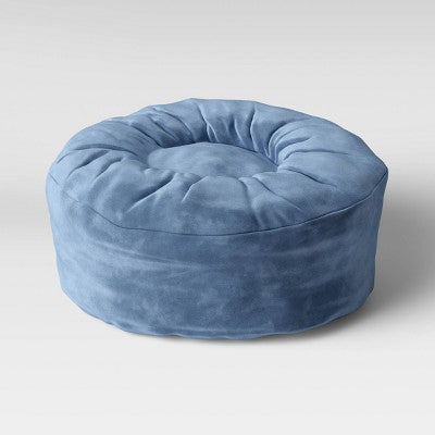 Sensory Friendly Cocoon Kids' Seat Blue - Pillowfort: Bean Bag Chair, Kids Seating, Machine Washable Cover (LOCAL PICKUP ONLY)