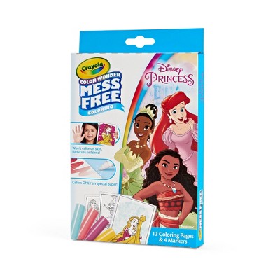 Crayola Color Wonder Princess Mini Box Set: Mess Free Coloring Book for Kids, Ages 3+, 12 Pages, 8.63" x 5.25"