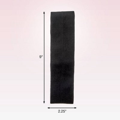 scunci No-Slip Grip Hosiery Nylon Headband - Black - All Hair