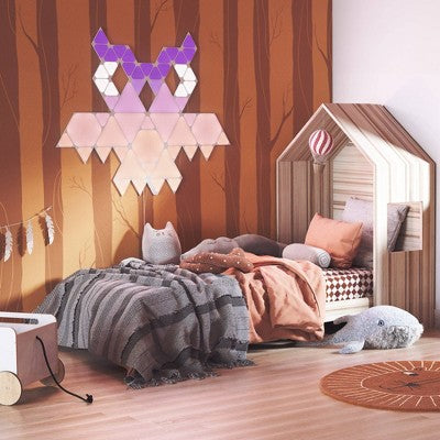Nanoleaf 10pk Shapes Triangle Mini Expansion LED Light Kit