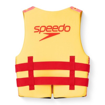Speedo Cherry Bomb Kids' Life Jacket Vest - Pink/Red Youth Jacket (Size by Weight)