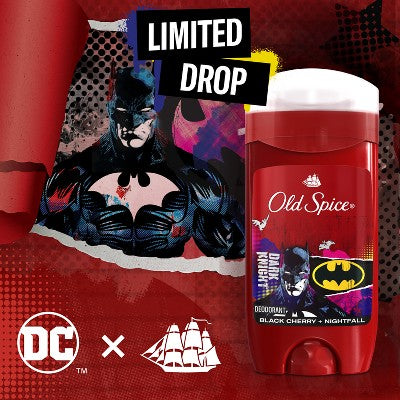Old Spice Deodorant, Body Wash, Shampoo Holiday DC Batman Gift Set - 4pc/15.9oz: Whole Body Cleansing, Normal Skin