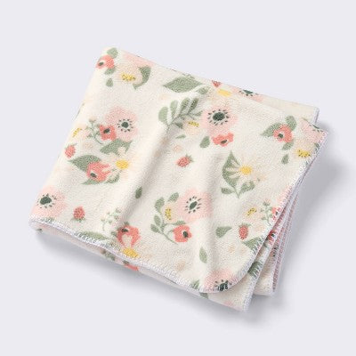 Plush Baby Blanket - Floral - Cloud Island