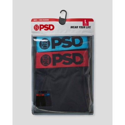 PSD Men's Briefs 2pk - Black XL