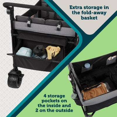 Safety 1st Summit Quad Stroller Wagon - Gray Harbor (LOCAL PICKUP ONLY)