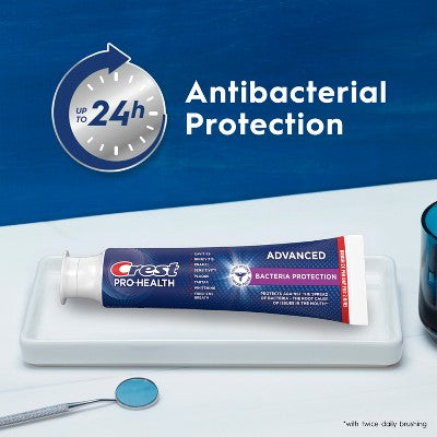Crest Pro-Health Advanced Bacteria Protection Fluoride Toothpaste Mint - 5.1oz