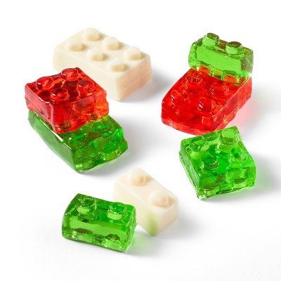 Gummy Blocks Red, Green & White Christmas Candy - 7oz - Favorite Day