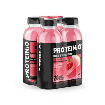 Protein2O 20g Clear Whey Protein Isolate Drink With Electrolytes Strawberry Watermelon Non-Caffeinated - 67.6 fl oz/4pk