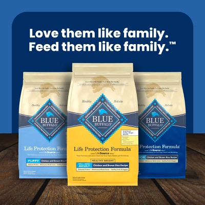 Blue Buffalo Life Protection Healthy Weight Chicken & Brown Rice Recipe Small Breed Adult Dry Dog Food - 5lbs