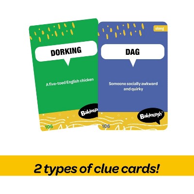 Balderdash Bluffing Party Game for Teens & Adults and Game Night Fun with Slang Cards for 2-6 Players
