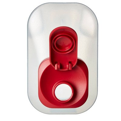 GoodCook Plastic Beverage Dispenser Bottle - 3 Quart - Red: Portable Beverage Server