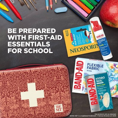 Band-Aid Build Your Own First-Aid Kit Red Bag