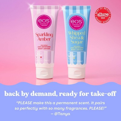 eos Mini Body Lotion - Whipped Shea & Sugar - Travel Size - 2.5 fl oz