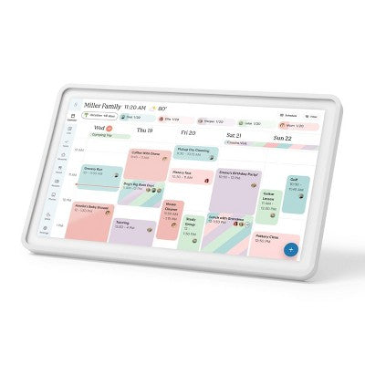 Skylight Calendar 2 with Disney Mode Exclusive (1 Year Included) - 15" White Touchscreen Calendar