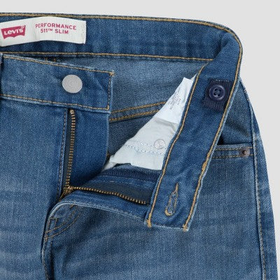 Levi's Boys' 511 Slim Fit Performance Jeans - Medium Wash 20: