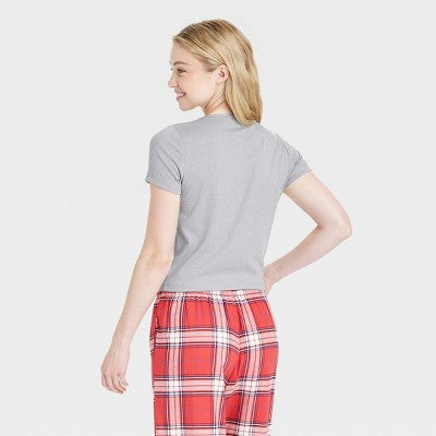 Women's Sleep T-Shirt - Colsie Heathered Gray S