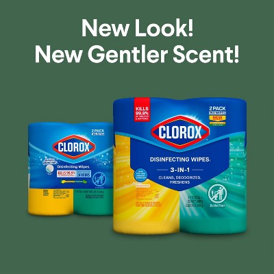 Clorox Lemon & Fresh Scent Disinfecting Wipes - 150ct/2pk