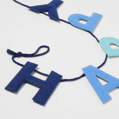 72" 'Happy Hanukkah' Word Garland - Spritz