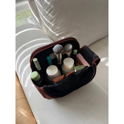 Eseley by Lindsay Albanese Beyond a Toiletry Bag - Leather Brown