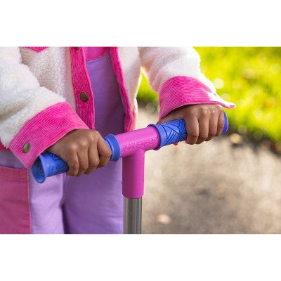 Huffy Disney Princess 3-Wheel Scooter with LED Lights - Pink/Purple