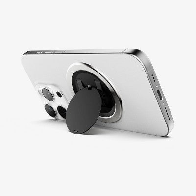 ohsnap! Snap Grip Luxe Magnetic Phone Grip Fits Any Phone - Pure Silver