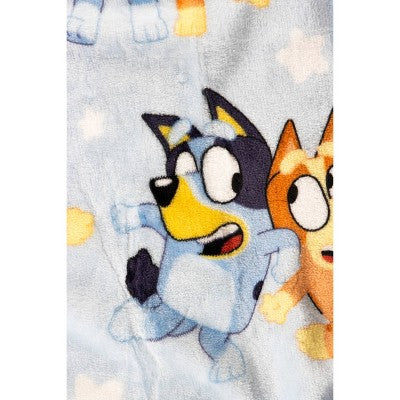 Bluey Pillow and Throw Blanket Blue