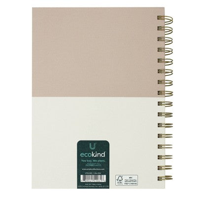 Continental Accessory Journey to Wellness Guided Twin Wire Journal 6.75"x8.5" 100 Sheets