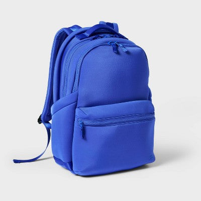 Faux Neoprene 17" Backpack - All In Motion Blue