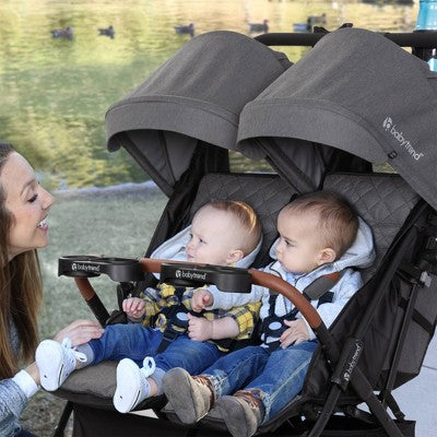 Baby Trend York Compact Side-By-Side Double Full Size Stroller - Cosmic Gray (LOCAL PICKUP ONLY)