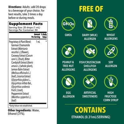 Iberogast Softgels Dual Action Digestive Relief Daily Herbal Supplements - 30ct