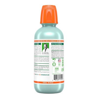 TheraBreath Fresh Breath Mouthwash - Eucalyptus Mint - 16 fl oz: Paraben-Free, Phthalate-Free, Formaldehyde-Free