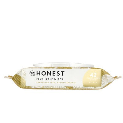 The Honest Company Flushable Wipes - Gilded Wings - 126ct: Unscented
