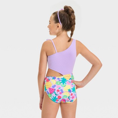 Girls' Tropical Smoothie Fruit Printed Swimsuit Cat&Jack XL Plus