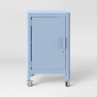 Metal Rolling Locker Cabinet Blue - Room Essentials Assembly Required (LOCAL PICKUP ONLY)