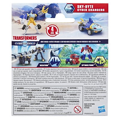 Transformers CYBERWORLD Sky-Byte Cyber Changers