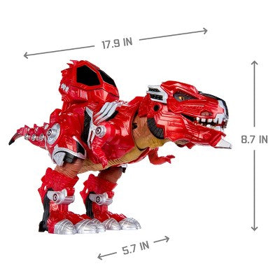 Armorsaurs Armor-Up Dinosaur Ajax Figure with 7 Removable Armor Pieces Tail-Triggered Chomp Pilot Pod Compatible