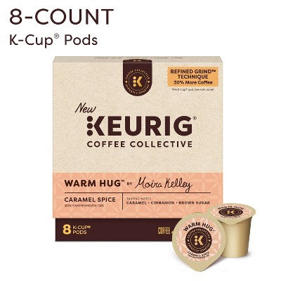 Keurig Coffee Collective Warm Hug Caramel Spice Medium Roast K-Cup Coffee Pods - 8ct