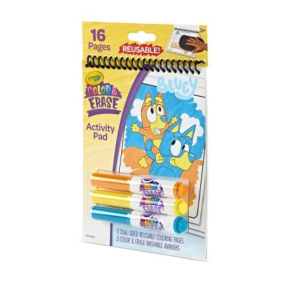 Crayola Bluey Color & Erase Reusable Activity Pad