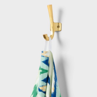 Ikat Green Oversized Jumbo Beach Towel - Threshold