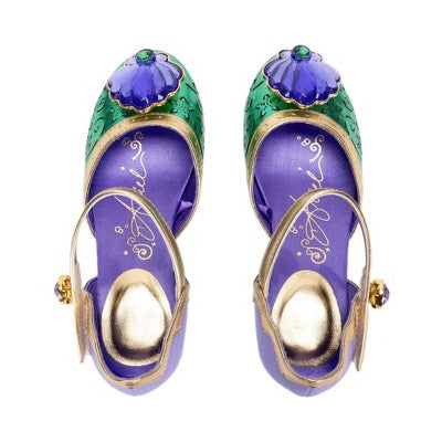 Girls Disney Princess Ariel Inspired Kitten Heel Shoes - 9-10
