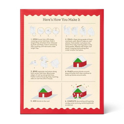 Christmas Gummy House Kit - 16.15oz - Favorite Day