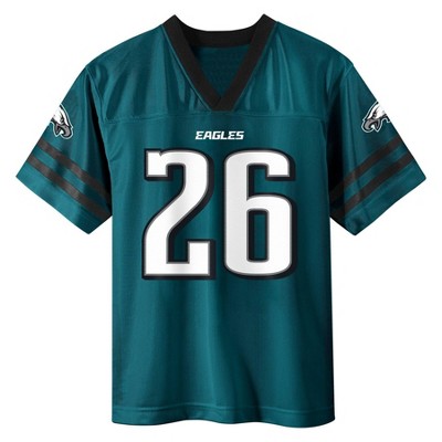 NFL Philadelphia Eagles Saquon Barkley Boys' Short Sleeve Jersey - L