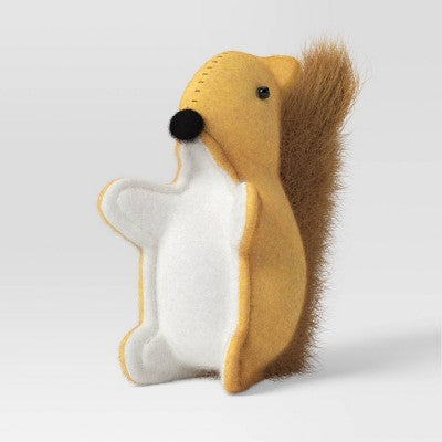 4pc Felt Woodland Animal Christmas Figurine Set - Wondershop